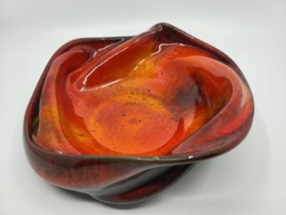 Image 1 of Bandeja de bolsillo de cerámica roja francesa