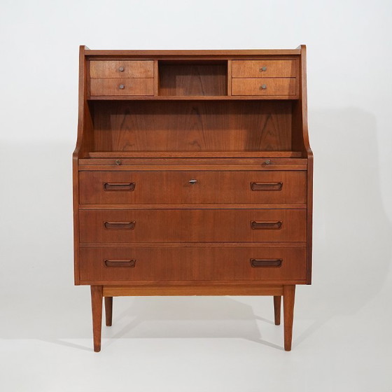 Secretaire in teak di Gunnar Nielsen Tibergaard per Tibergaard, anni '60 – Scrivanie, Legno (photo 2 of 15)