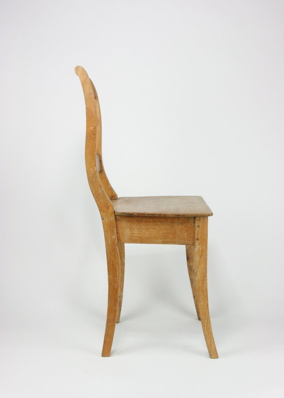 Image 1 of Antieke Hollandse Biedermeier stoelen — beukenhout — ca. 1820–1870 — set van 2