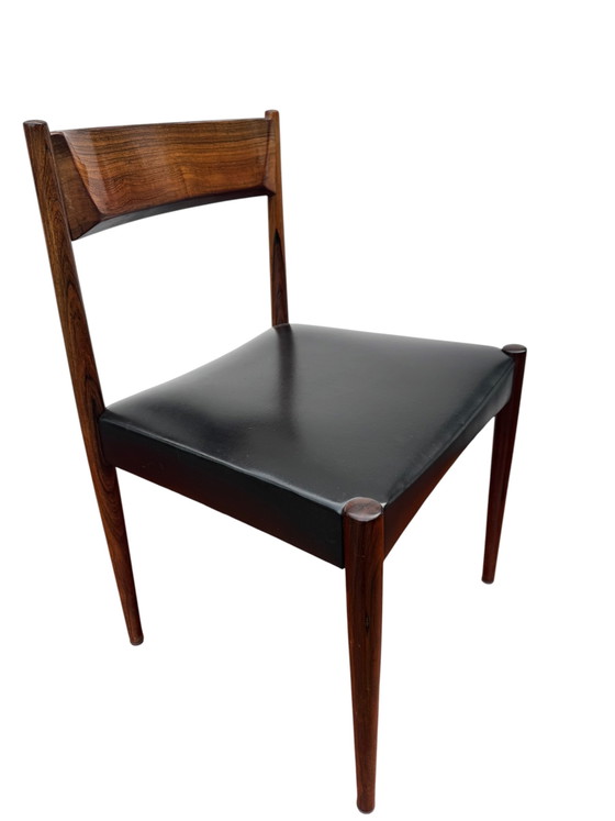 Ensemble de salle à manger complète scandinave vintage en palissandre – Salles à manger complètes, Bois, Skaï (photo 7 of 10)