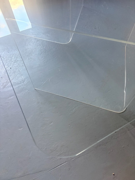 Large Coffee table glass and plexi – Plexiglass (photo 5 of 5)