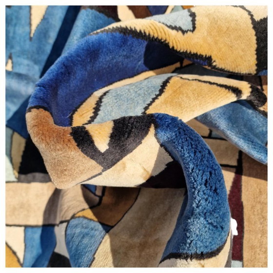 Tamara de Lempicka Composition Abstract Handgeknoopt Tapijt | Hedendaags | 215 × 275 cm (85 × 108 inch) (photo 7 of 12)