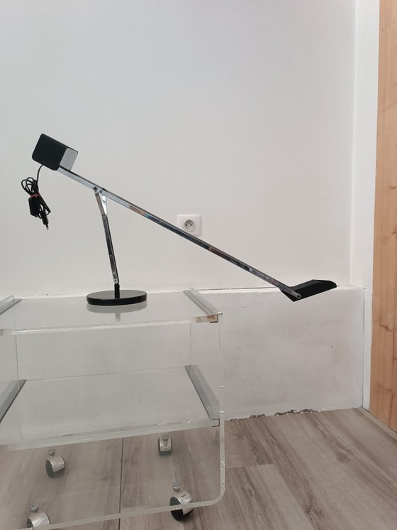 Image 1 of Cisne counterweight lamp by Fase Chrome Ed. 1980