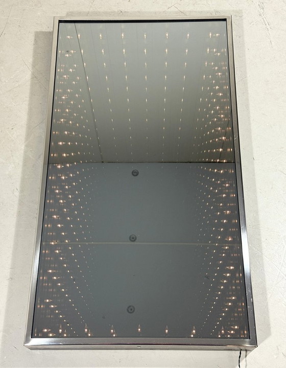 Image 1 of Infinity wall mirror illuminated mirror 1970-80's