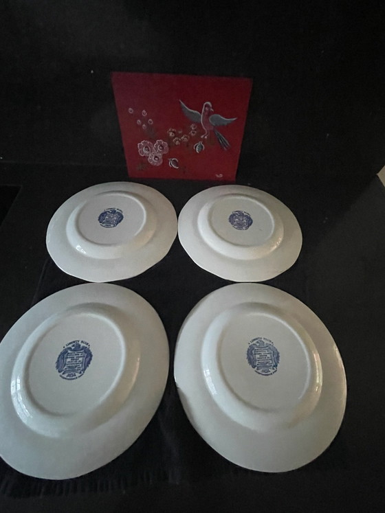 Liberty Blue vintage Plates Staffordshire Ironstone, Crockery, Ceramic (photo 9 of 15)