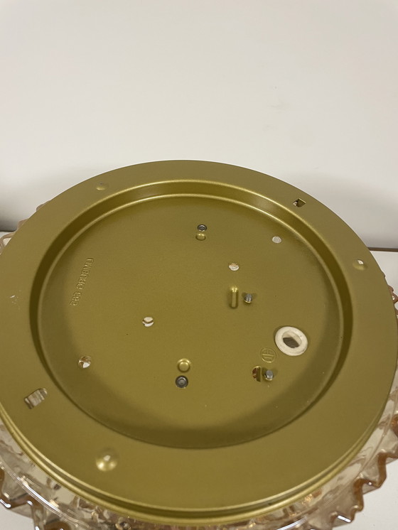 Image 1 of Lampada da parete o da soffitto con texture a bolle di vetro di Helena Tynell per Limburg, Germania, anni '60