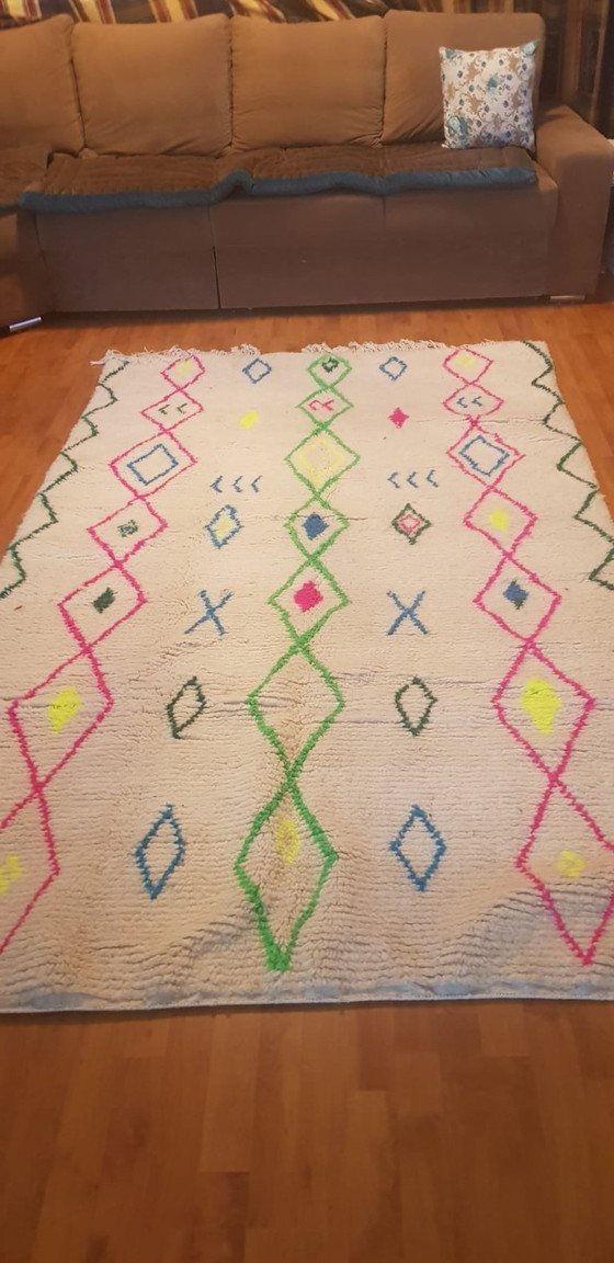 Image 1 of Handgeknoopt Berber kleed wol 243x149cm