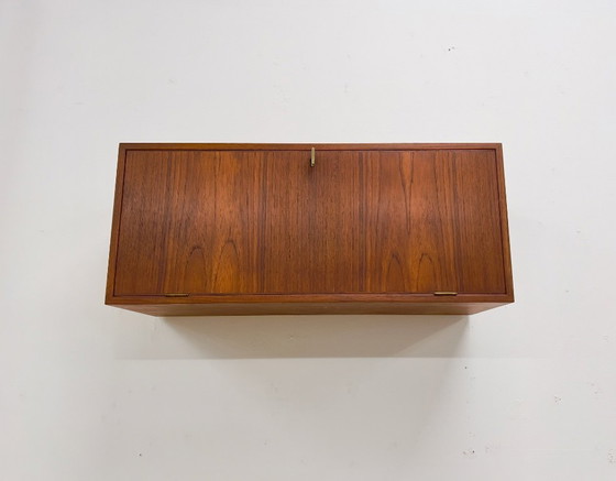 Image 1 of Teak Bar Cabinet By Kai Kristiansen For Feldballes, 1960s