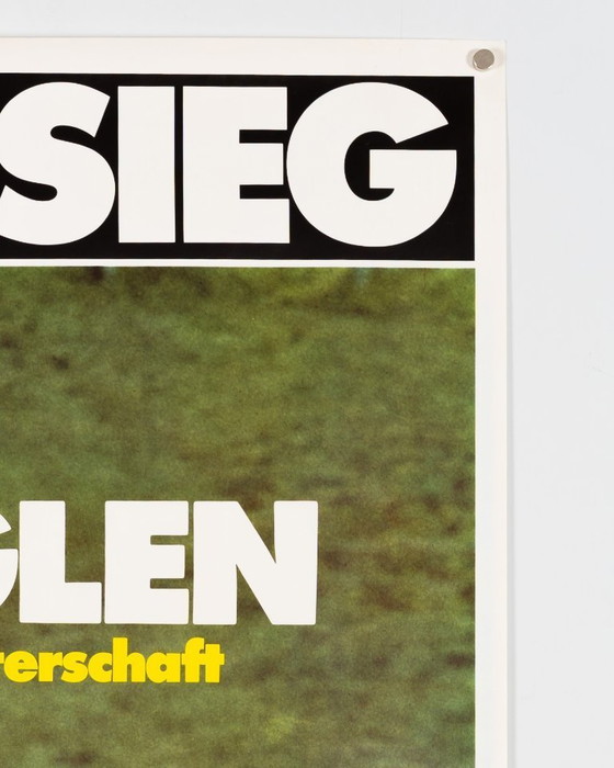 Image 1 of Sieg Watkins Glen 6 Hours – 1976 – Poster originale Porsche vintage di Erich Strenger – Motorsport Racing – 102x76 cm