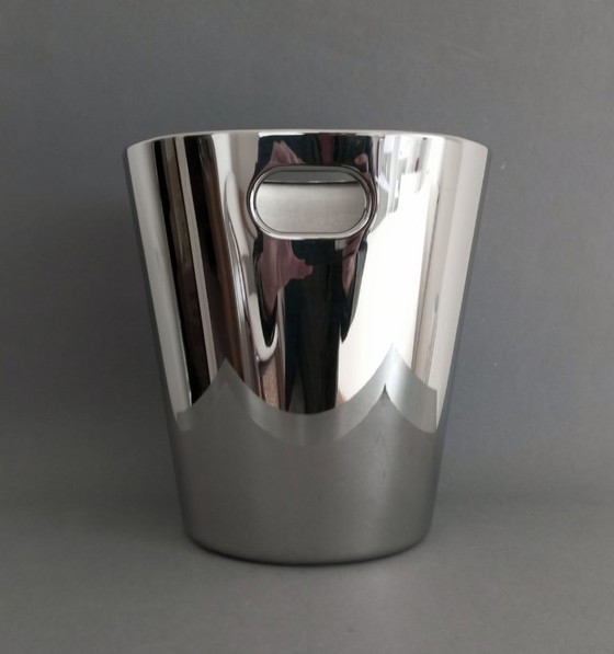 Image 1 of Secchiello per il ghiaccio minimalista Jasper Morrison 'Molly' Alessi 2003