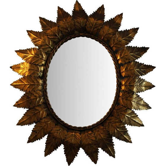 Image 1 of Vintage oval sun mirror