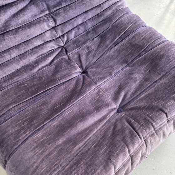 Image 1 of Purple Togo lounge chair by Michel Ducaroy for Ligne Roset