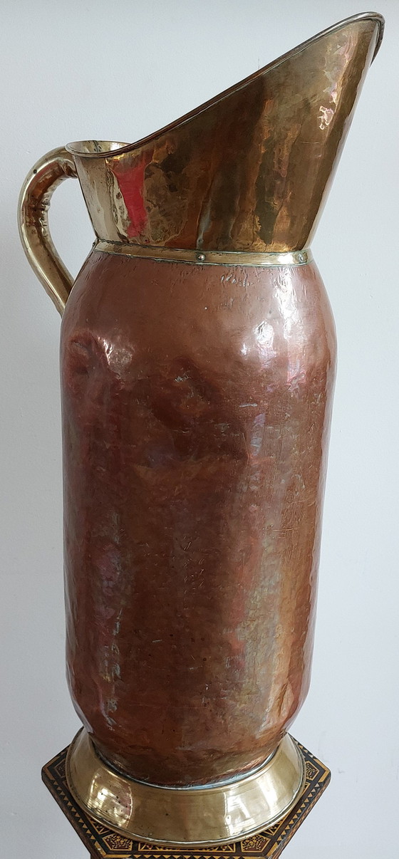 Image 1 of Late 19th to early 20th century Large Antique French Pitcher