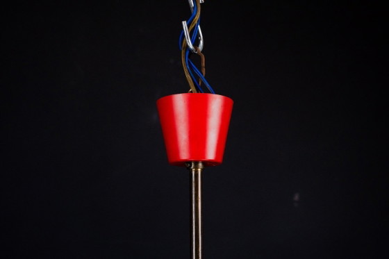 Image 1 of Gran lámpara de araña de mediados de siglo con 18 brazos, al estilo de Arredoluce. Italia, década de 1950.