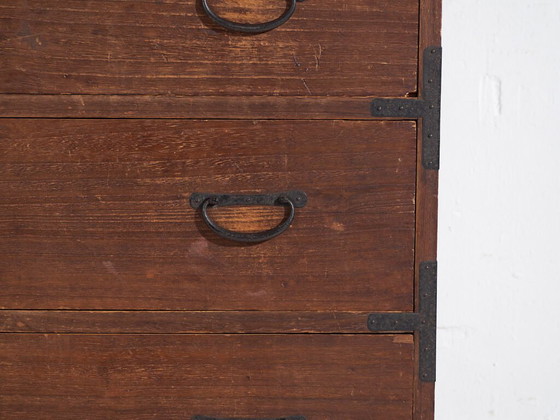Antique Japanese Tansu chest of drawers - Meiji / Taishō Period (c. ) #29 – Iron (photo 35 of 40)