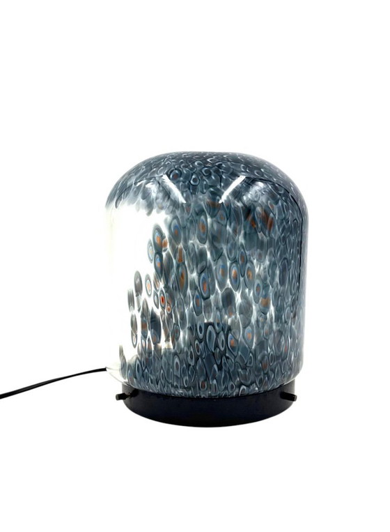 Image 1 of Gae Aulenti, lámpara de mesa de vidrio soplado 'Neverrino', Vetreria Vistosi Italia años 70
