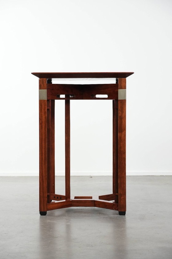 Image 1 of High square Art Deco Schuitema design side table in very good condition