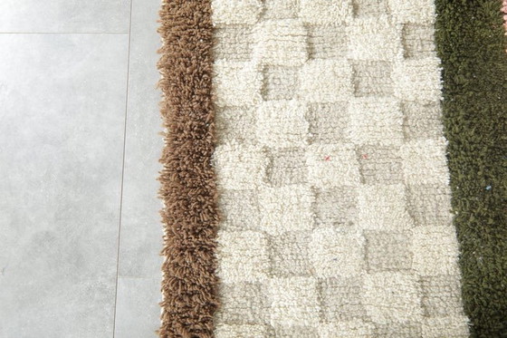 Image 1 of Autentico tappeto tradizionale marocchino Beni Ouraine con motivi colorati, 250/150 cm