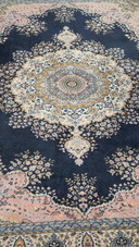 Rug With Pink And Dark Blue 240x170cm