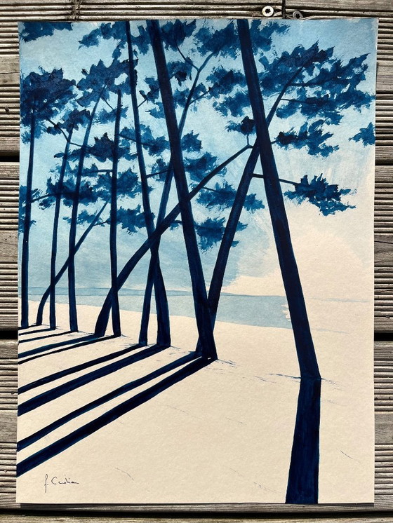 Image 1 of Inchiostro su carta naturale. Dimensioni 30x40cm.