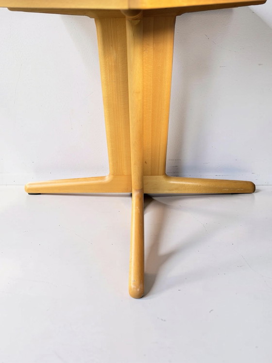 Image 1 of Extendable round Danish dining table