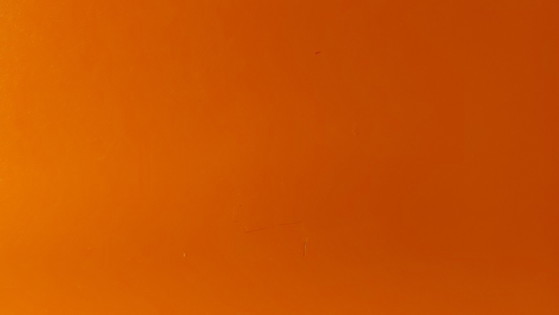 Image 1 of Orange Console/Dressing Table with 3 Drawers