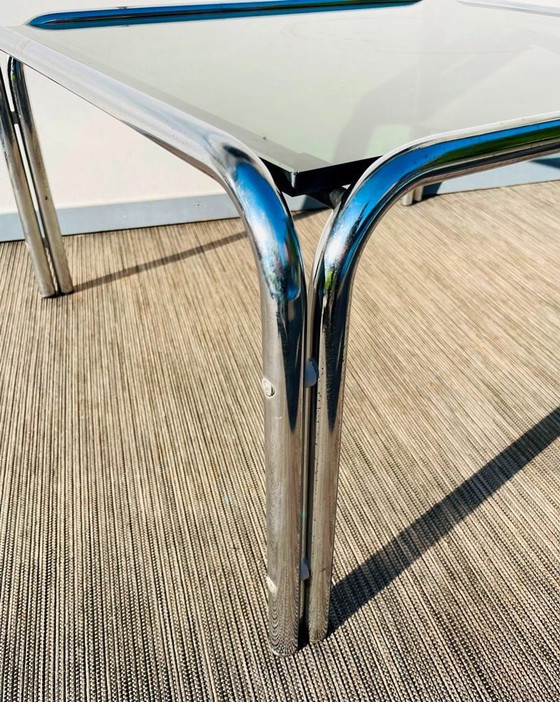 Image 1 of Pair of chrome coffee tables # Vintage 70s # Living Room Tables