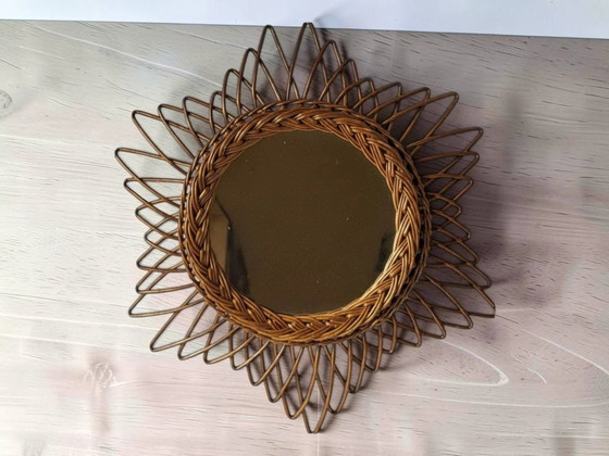 Rattan sun mirror – Wicker (photo 5 of 6)