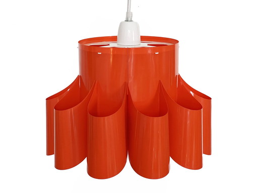 Lampe suspendue en feuille de plastique par Quality Systems, Danemark années 1970