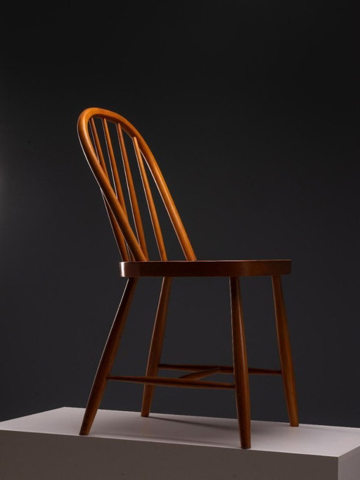 Set van vier eetkamerstoelen, jaren 60-70