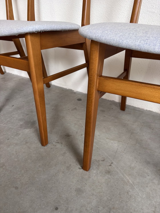 Image 1 of Set of 4 Vintage Chairs Danish Farstrup