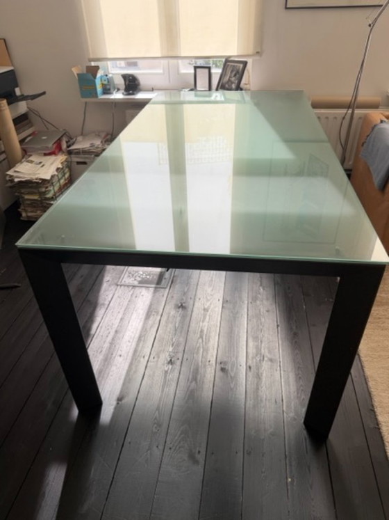 Image 1 of Kristalia Nori table with glass top