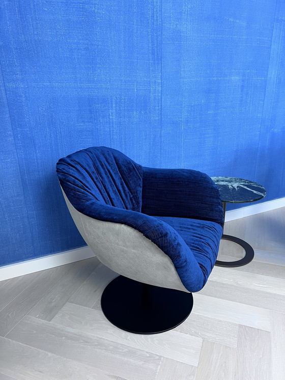 Image 1 of 2x Tommy M. armchair Lola by Thomas Machalke - Fabric & Leather