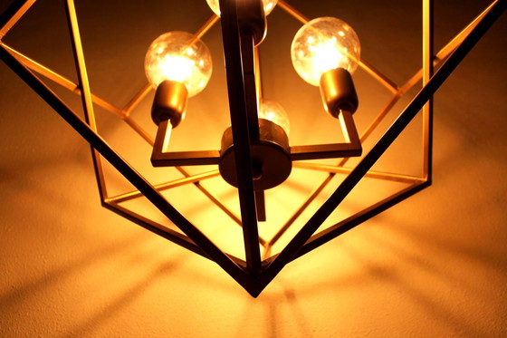 Image 1 of Moderne kroonluchter, 3 kaarslampen, 20e eeuw