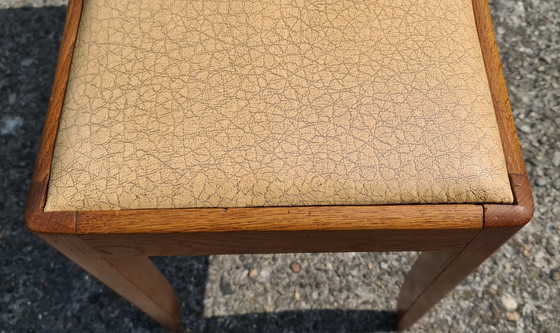 Image 1 of Mid - Century stool piano stool