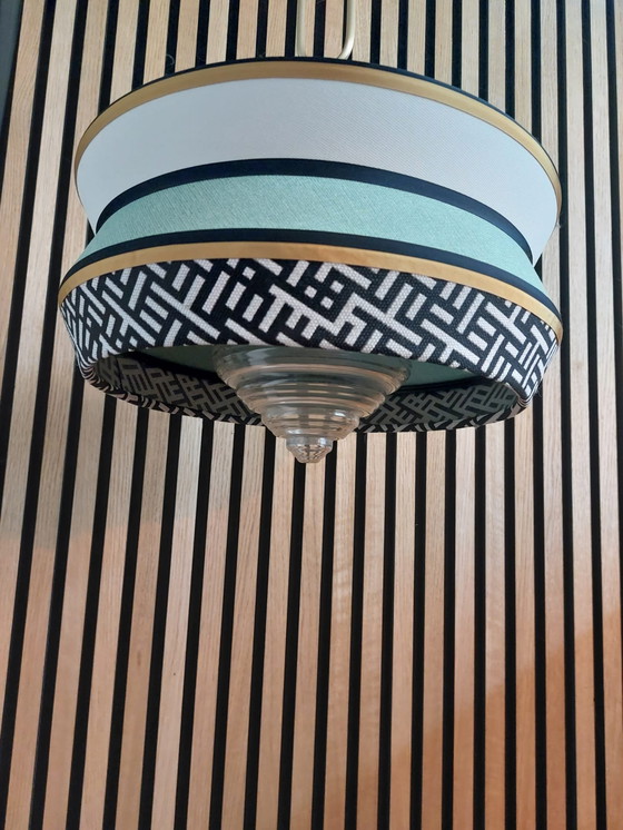 Image 1 of Servomuto Calypso Antigua lámpara colgante Contardi estilo art deco