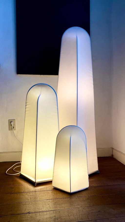 Set of 3 Kazuki floor lamps by Kazuhide Takahama - Sirrah