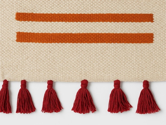 Image 1 of Vintage Handmade Kilim of Wool - 90x160 cm - Geometric Design