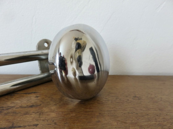 Image 1 of Perchero de pared, metal cromado, años 70