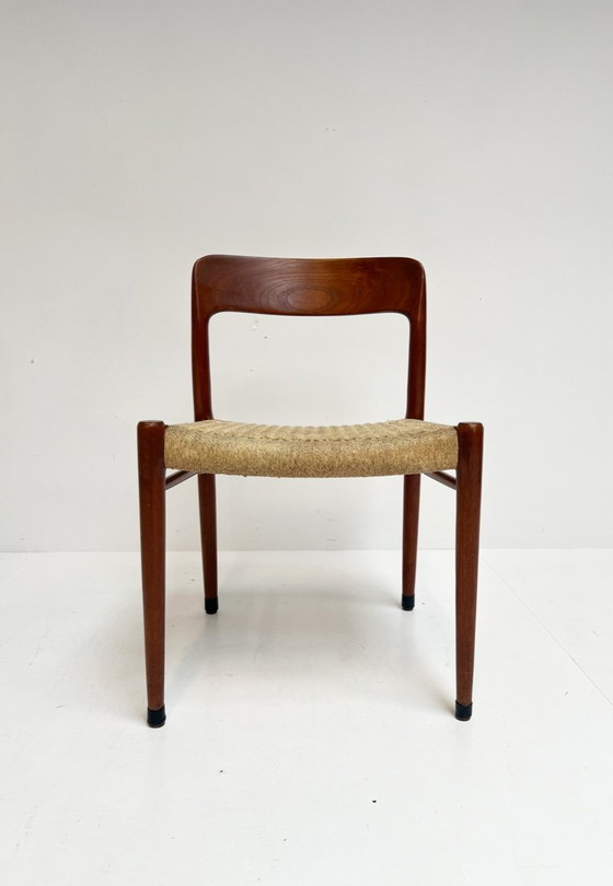 Image 1 of Juego de 4 sillas modelo 75 de Niels O. Möller, década de 1950