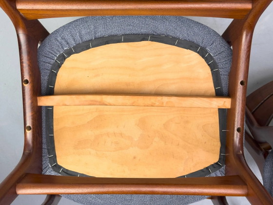 6 Deense Teak Eetkamerstoelen van Erik Buch voor Chr. Christensens, jaren 60 – Mid Century Modern (photo 14 of 24)