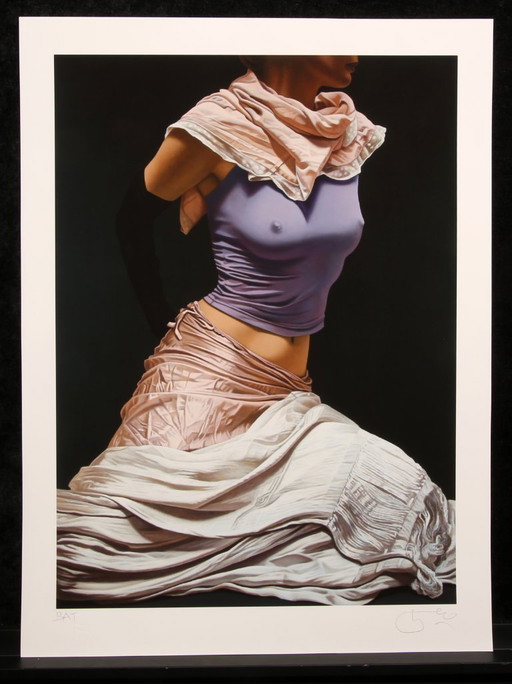 Kissmer, Willi - Knielen, 2015 - Gicleé/Hahnemühle - met de hand gesigneerd