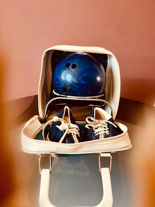 Einzigartig! Vintage-Bowling-Set
