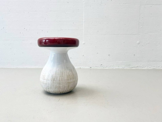 Image 1 of Mushroom-shaped side table made of metal, 1970s