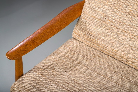 Image 1 of Deense moderne zitset in teakhout van Arne Vodder voor France & Søn, jaren 60, set van 3