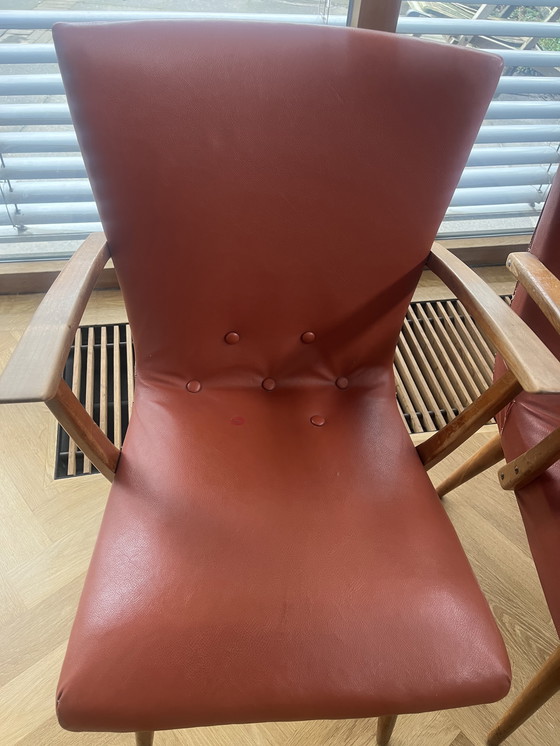 Image 1 of Set vintage di sedie Marius Drukker, design olandese di metà secolo