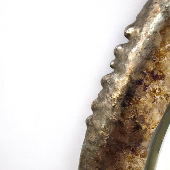 Image 1 of Magnificent mirrors space age, brutalist enamel bronzes