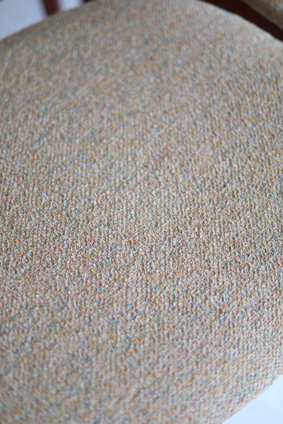 Set of 6 vintage dining chairs model 310, Erik Buch, 1960s – Wood, Textile (photo 6 of 6)