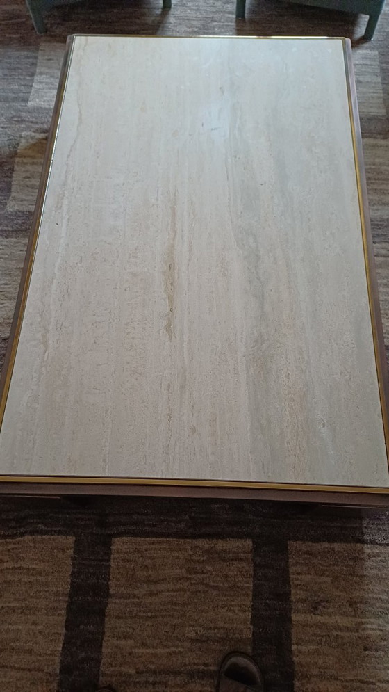 Image 1 of Table basse et d'appoint en travertin