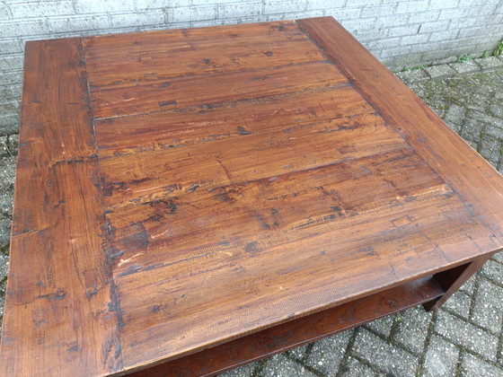 Image 1 of Tavolino da caffè quadrato in teak